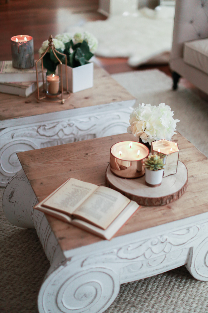 candle, votivo, home decor, coffee table