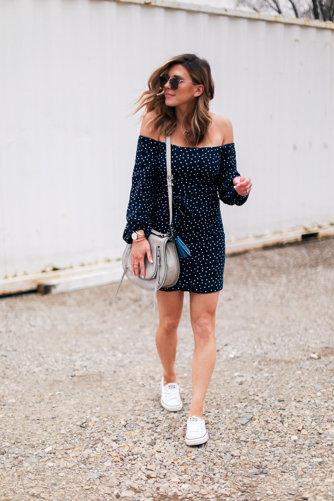 sunglasses, wavy hair, dress