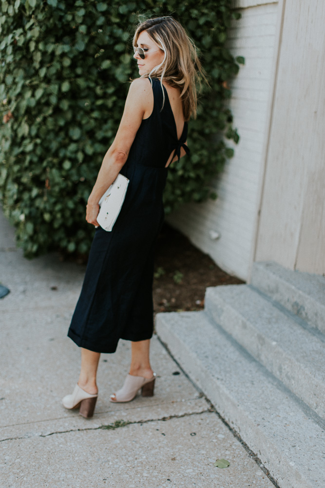 banana republic v neck jumpsuit