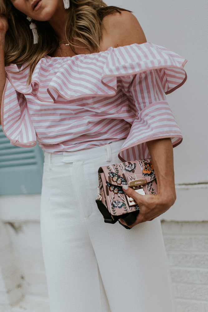 Pink Off The Shoulder Top, Fashion & Style