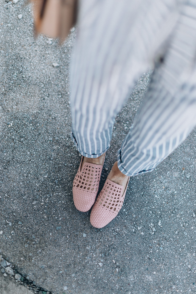 born woven mules