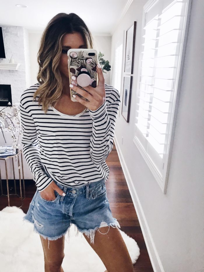 Nordstrom Anniversary Sale public access striped tee