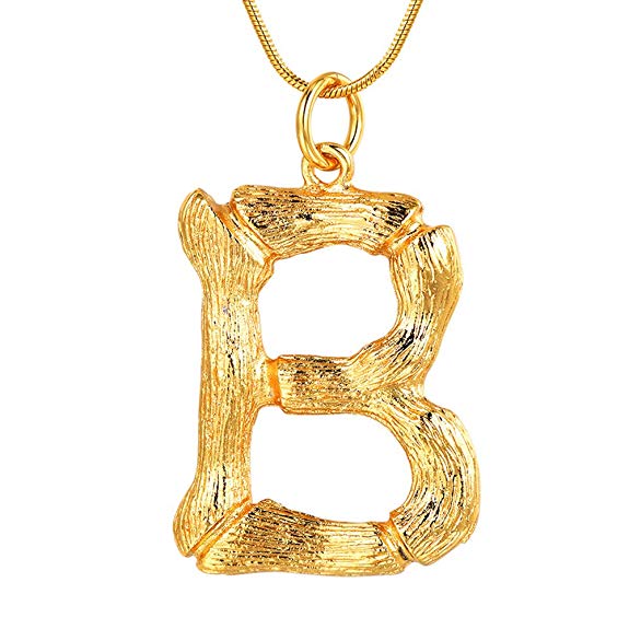 amazon gold layering initial necklace 