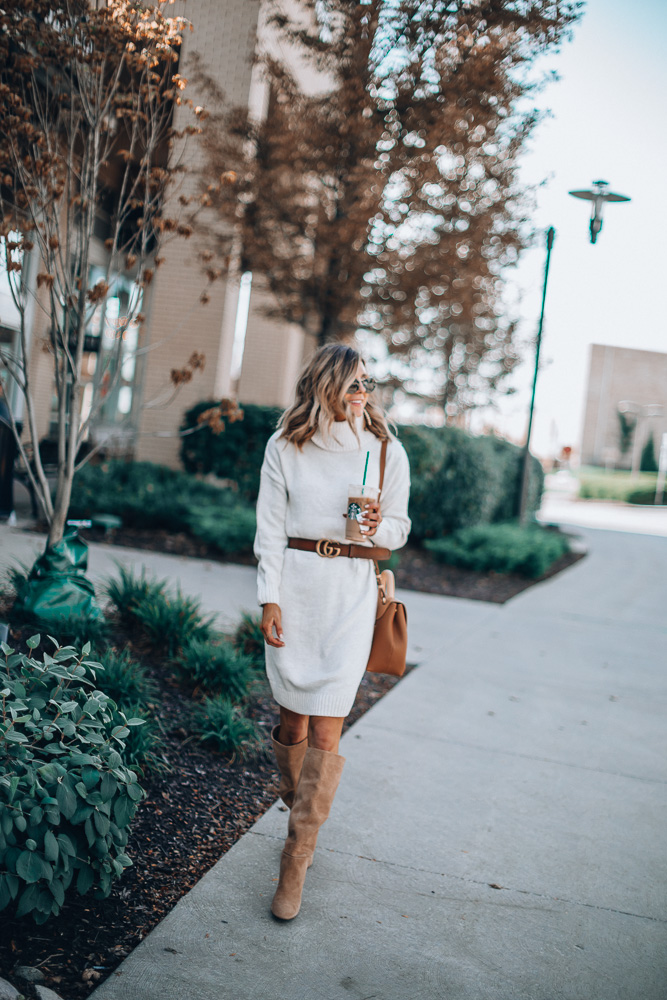 How to Style a Sweater Dress for Fall