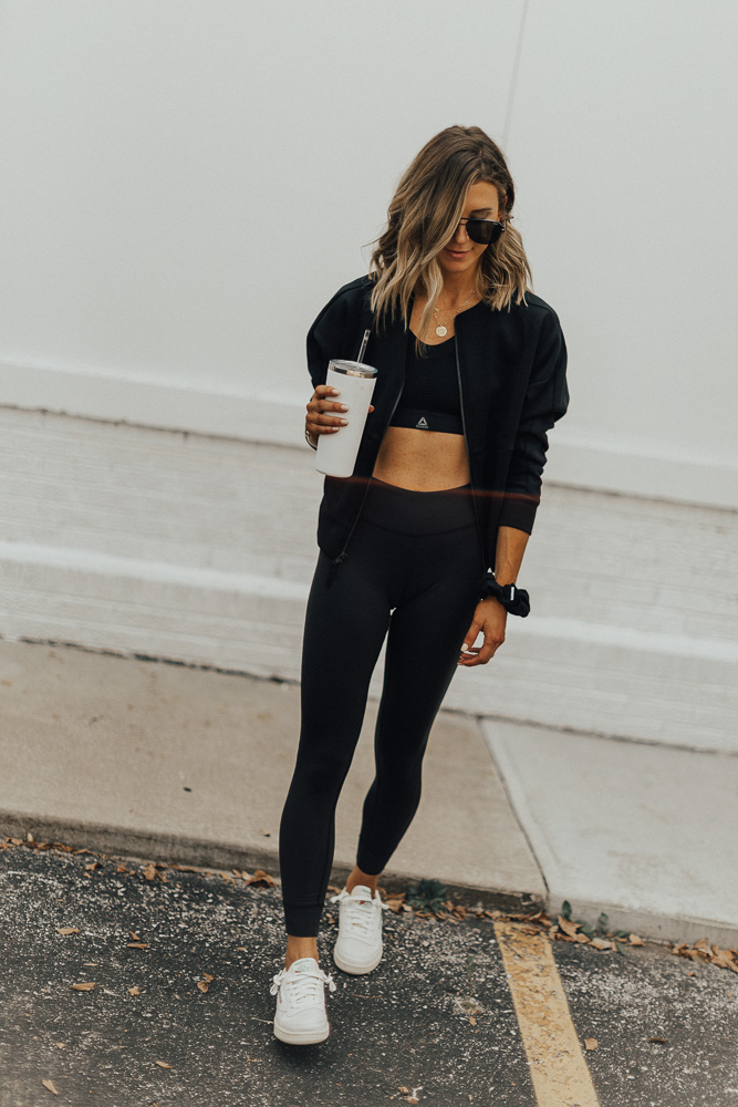 A Monochrome Workout Look