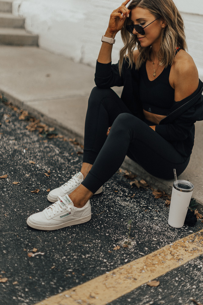 A Monochrome Workout Look