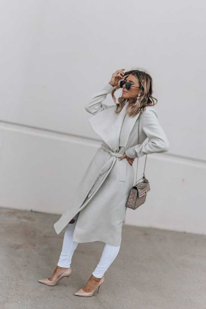 Wrap on sale coat outfit