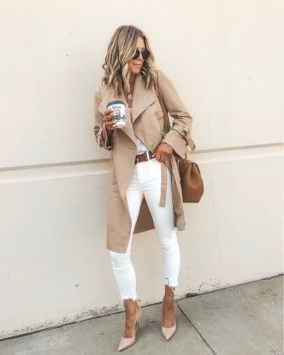 Uniqlo trench coat fall outfit