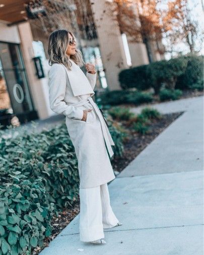 all white winter outfit