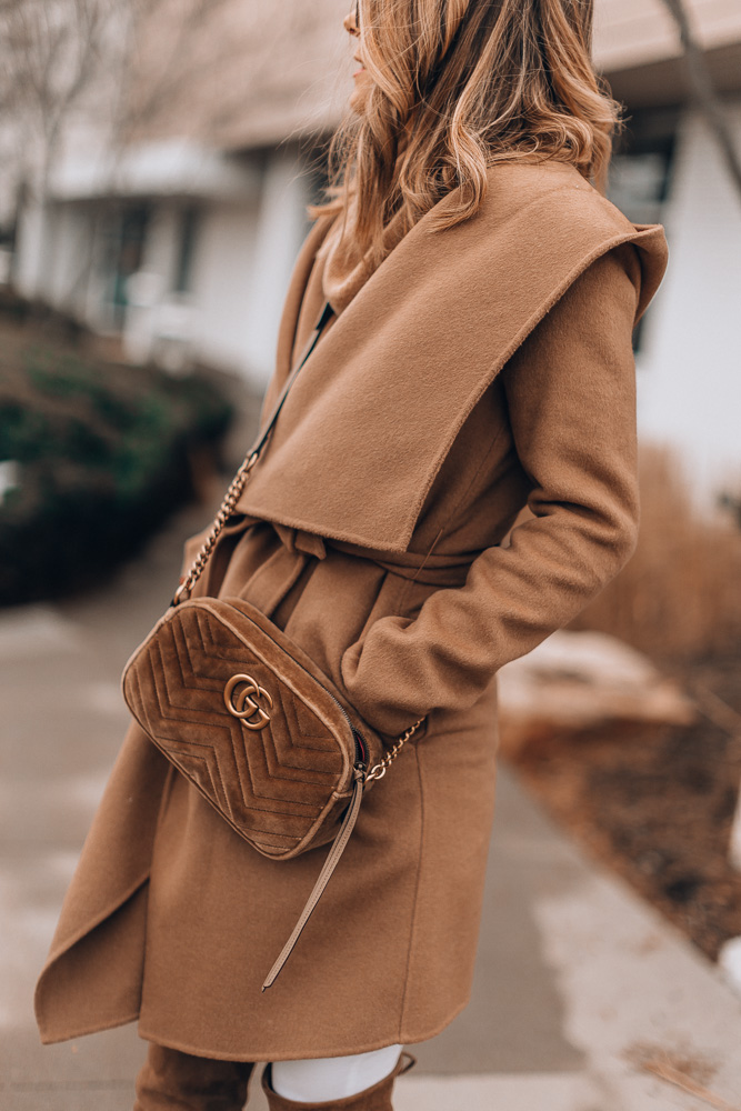 Bloomingdales camel outlet coat