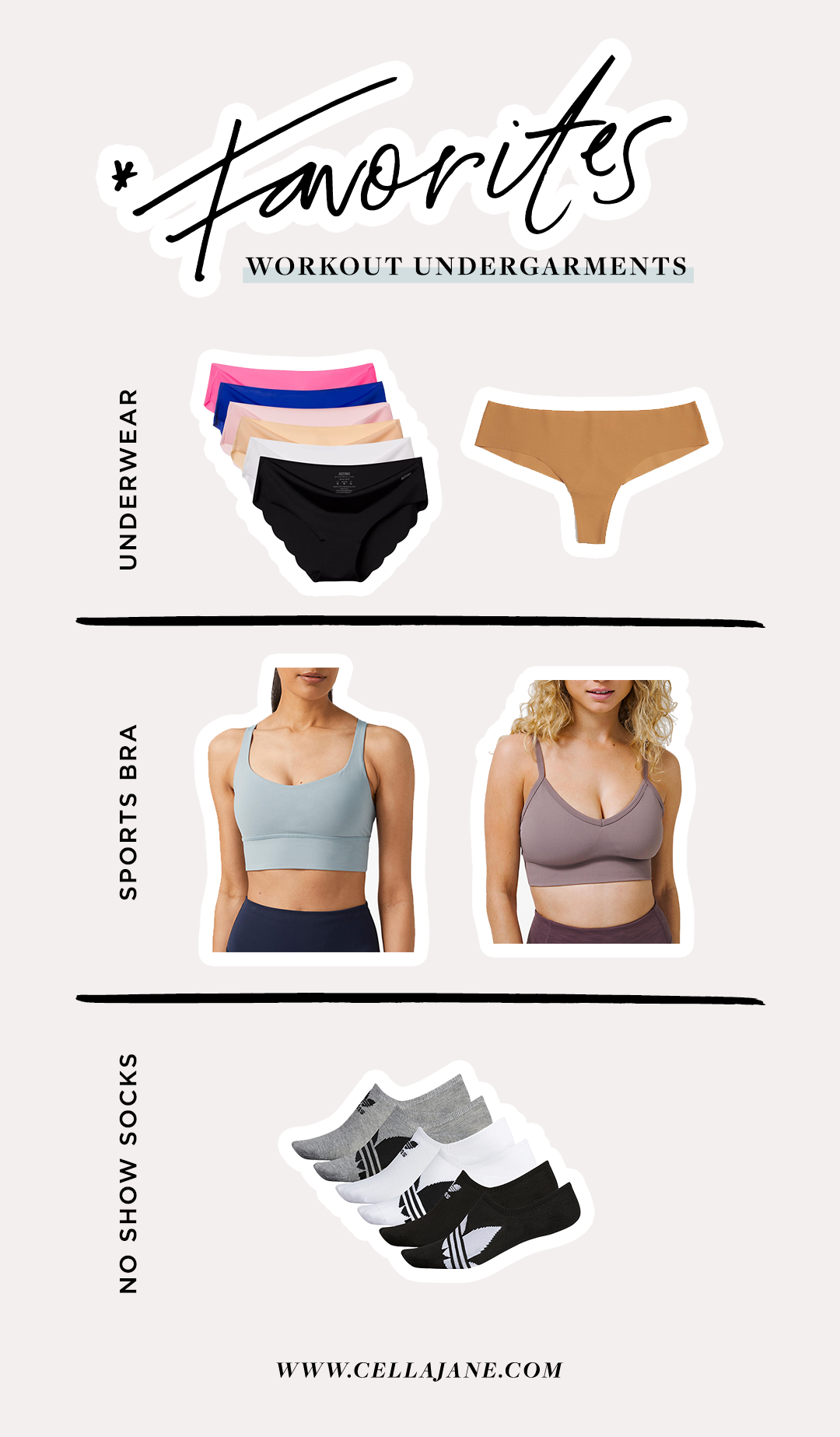 Wellness Wednesday: Favorite Undergarments to Wear while Working Out
