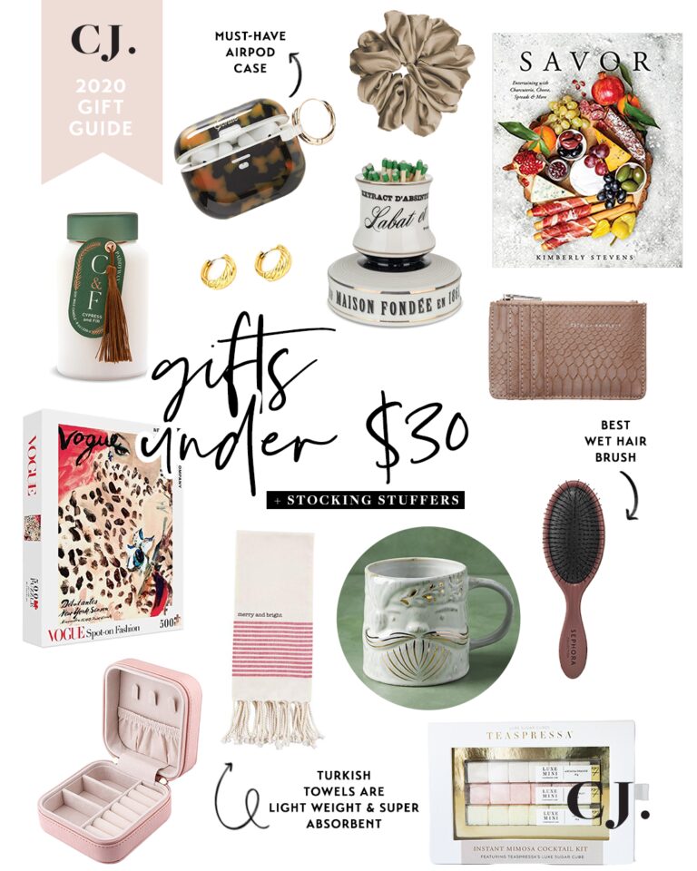 2020 Gift Guide: Under $30 + Stocking Stuffers