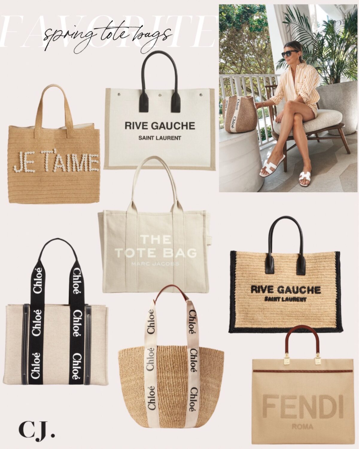 Favorite Tote Bags for Spring