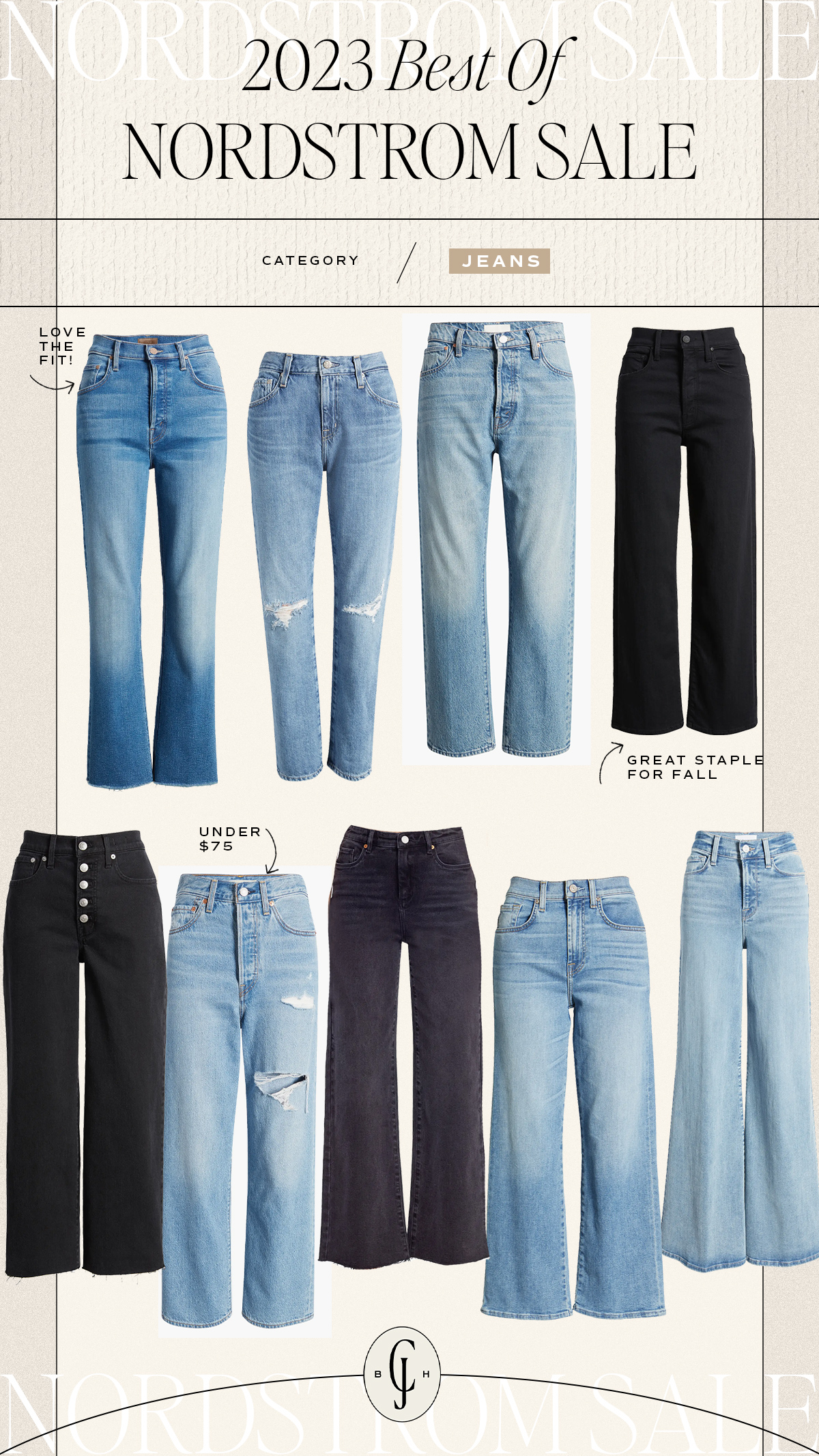 I tried on ALL THE JEANS in the Nordstrom Anniversary Sale - these are the  BEST. - Mint Arrow