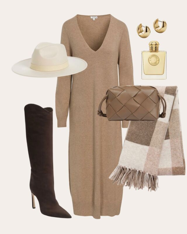 Neutral fall outfit ideas. Comment the word LINKS and I'll send you a DM with links to shop these outfits. xx