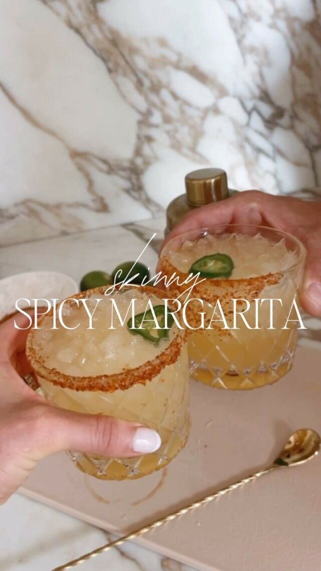 Save this for Sunday! 

Happy (early) Cinco de Mayo, friends! Cheers! X×

RECIPE:
Jalapeños
.5oz agave
5oz fresh lime & orange juice muddle together
add 2oz of repasado ( the @espolontequila is very smooth)
add ice & shake
Pour over ice and serve with jalapeños & tajin.
#cincodemayo #spicymargarita