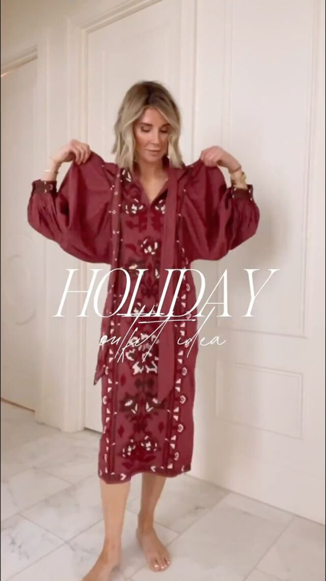 Holiday Outfit ✨ Comment SHOP below to receive a DM with the link to shop this post on my LTK ⬇ https://liketk.it/4ZItX @saks #sakspartner #saks